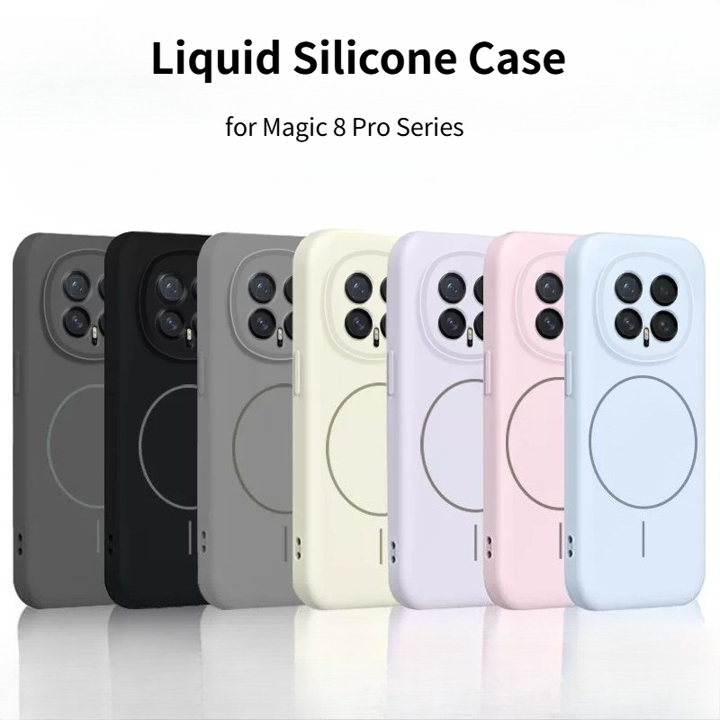 Phone Cases With Camera Cover - Fashion Original Liquid Silicone Phone Case