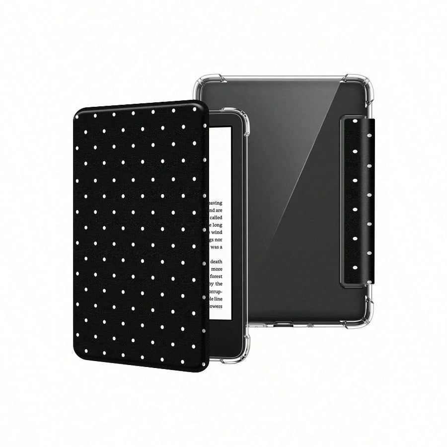 Transparent Thin Case - A white dot pattern ultra-thin transparent