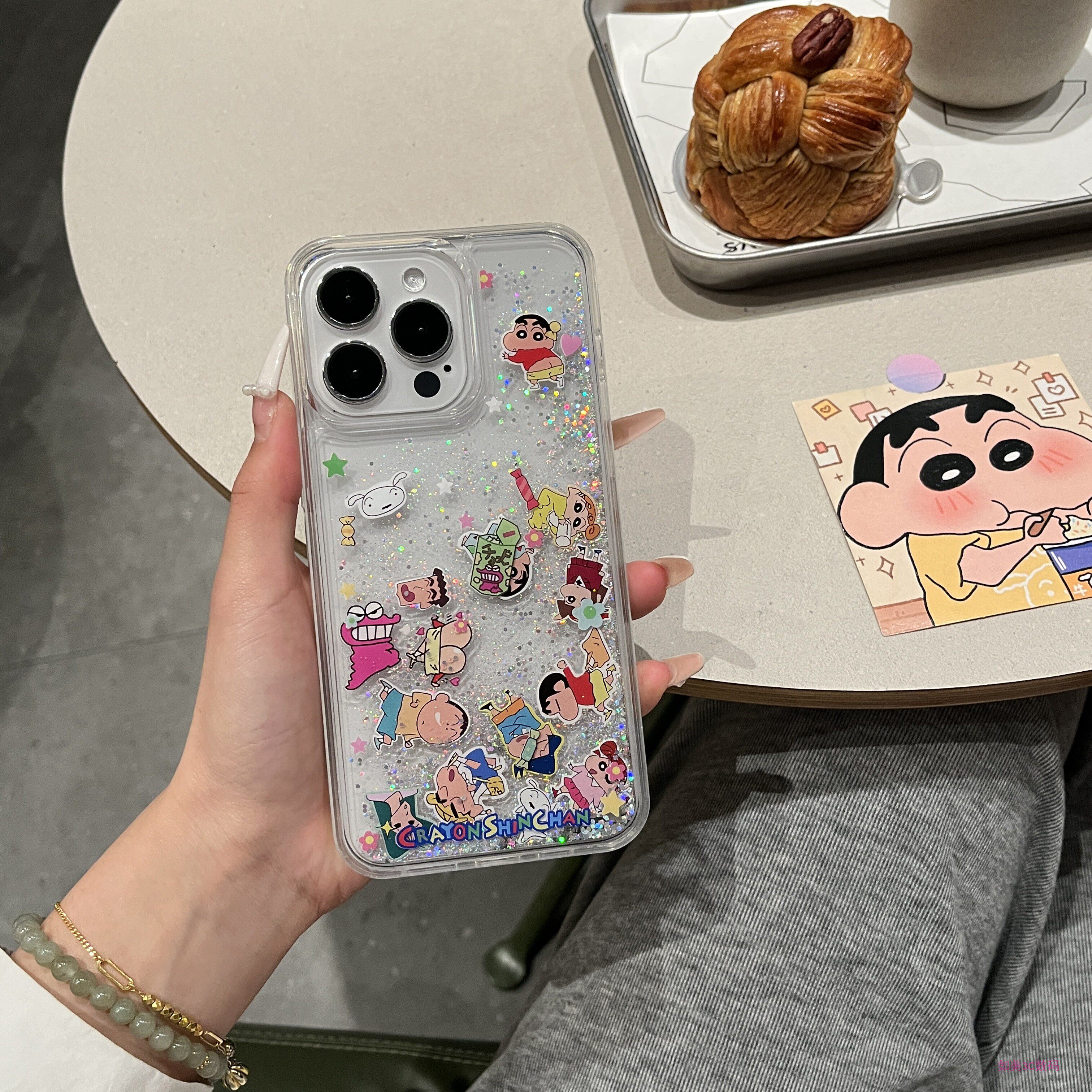 Phone Cases Transparent - Cute Cartoon Japan Anime Crayon Shin