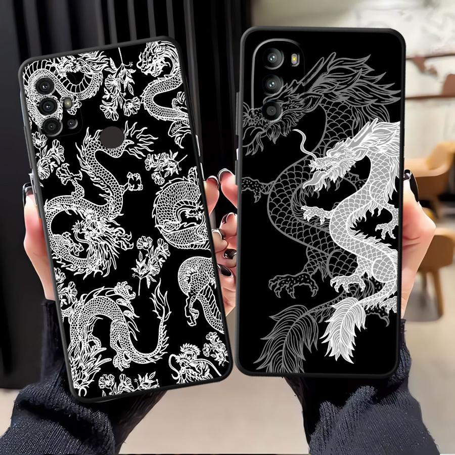 Cool Chinese Dragon Soft Back  - đánh giá và giá Phone Cases Motorola