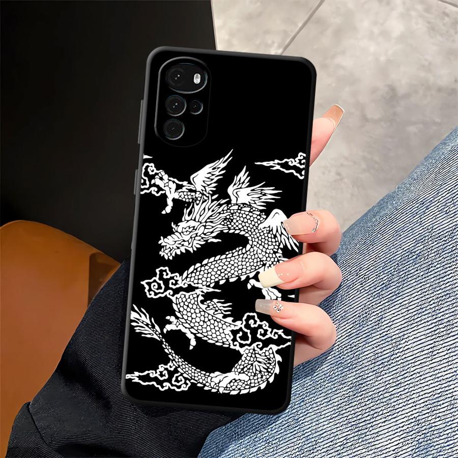 Cool Chinese Dragon Soft Back  - đánh giá và giá Phone Cases Motorola