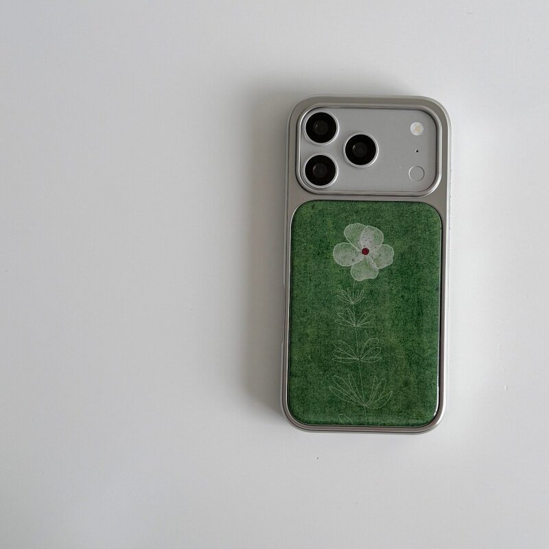 Ins Spring Green Flower Oil Pa - đánh giá và giá Phone Cases Drop Proof