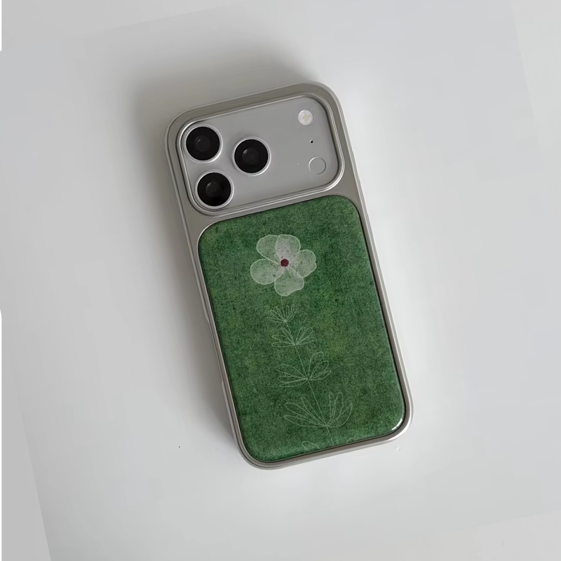 Ins Spring Green Flower Oil Pa - đánh giá và giá Phone Cases Drop Proof