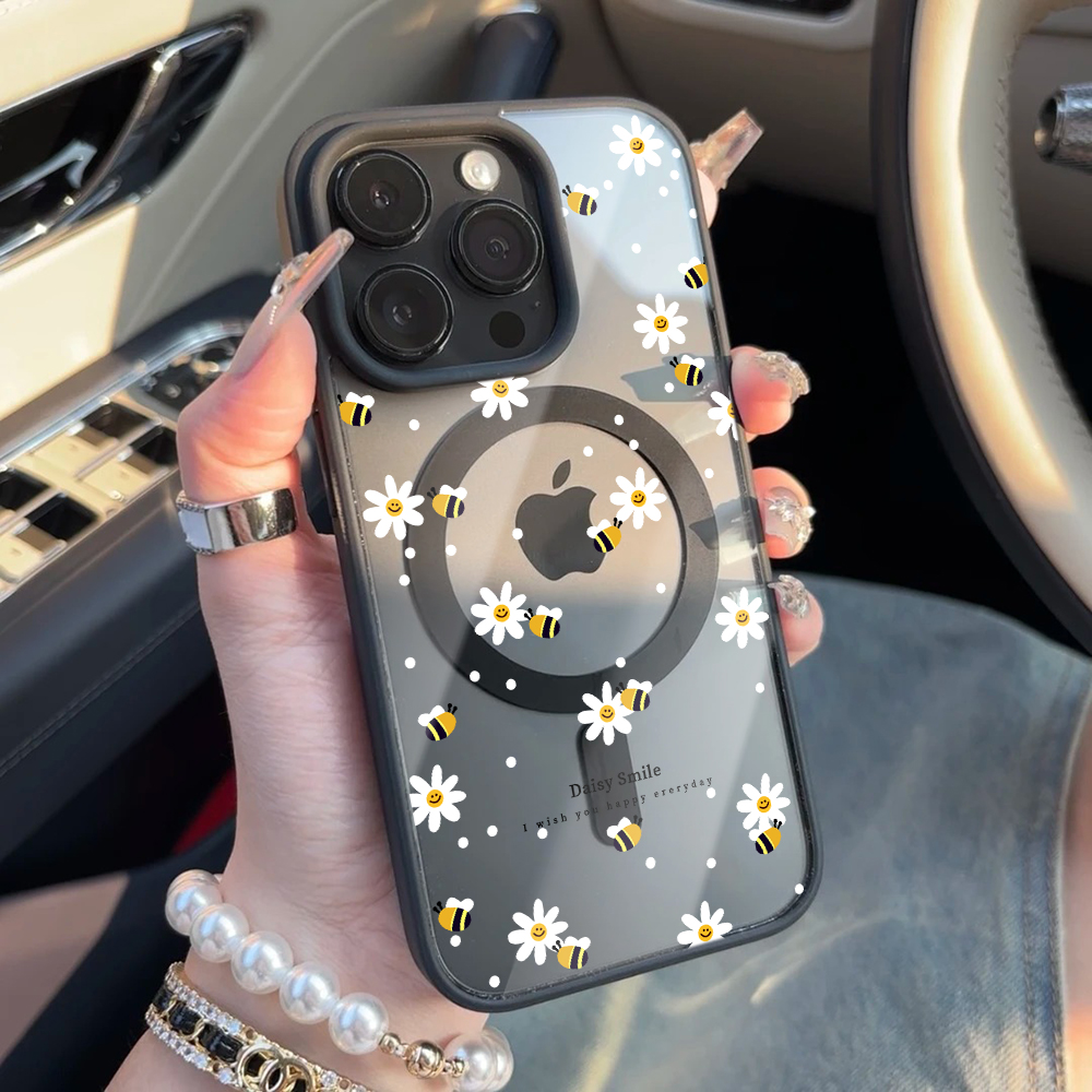 Fresh Daisy Bee Phone Case For - đánh giá và giá Phone Cases Transparent