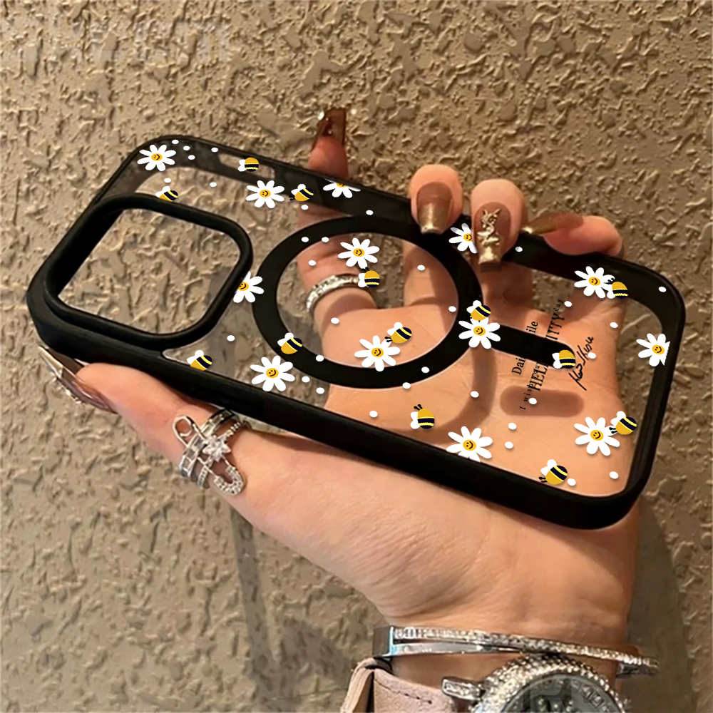 Fresh Daisy Bee Phone Case For - đánh giá và giá Phone Cases Transparent