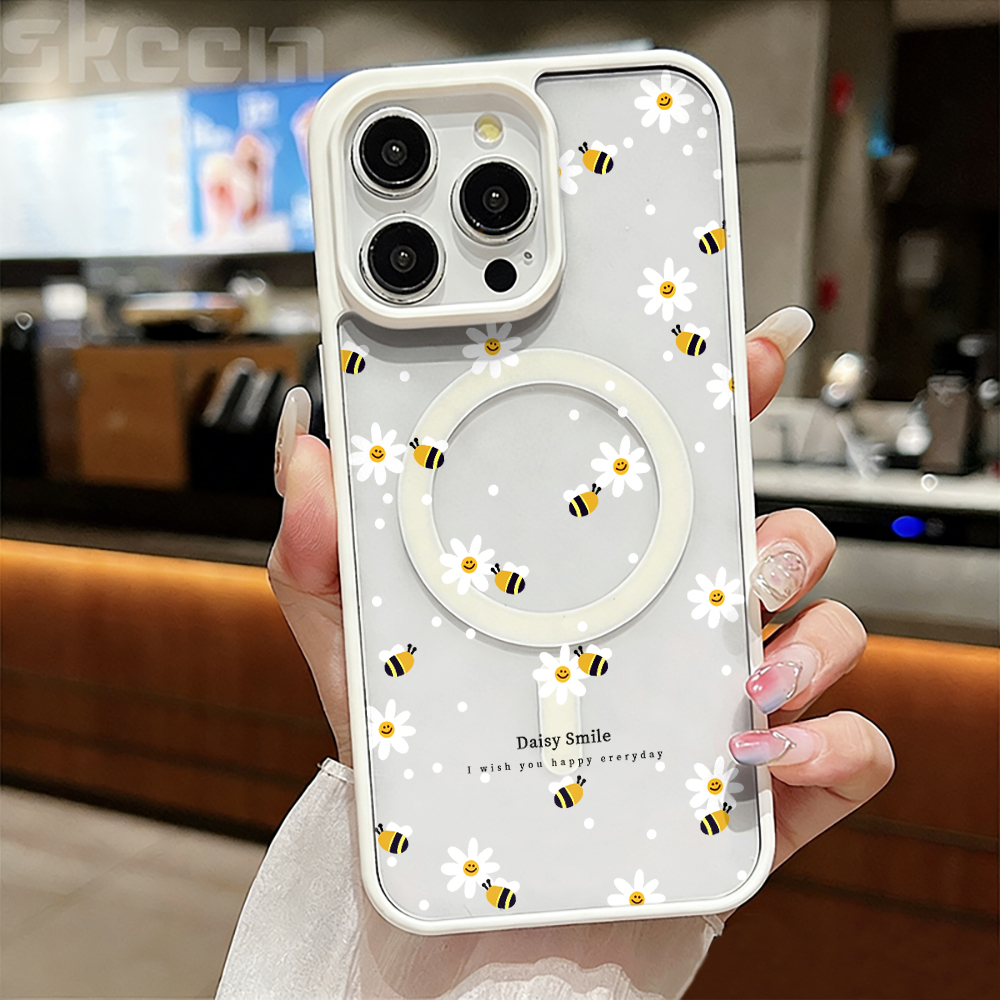Fresh Daisy Bee Phone Case For - đánh giá và giá Phone Cases Transparent