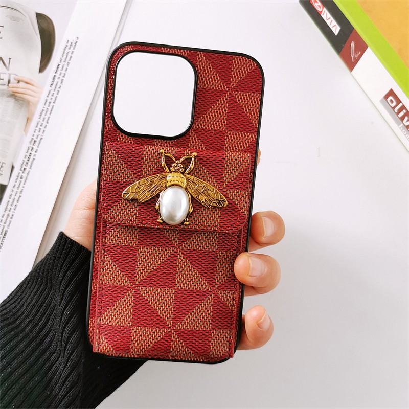 Luxury Card Bag Pearl Inlaid B - đánh giá và giá Phone Cases Dior