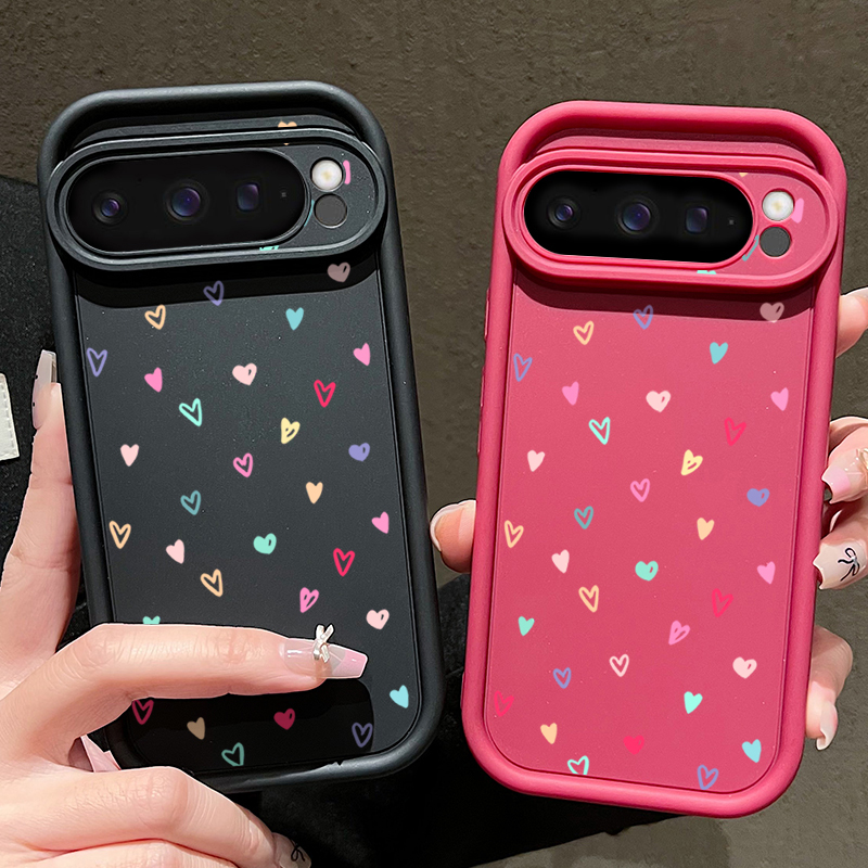 Colorful Little Hearts Soft Ca - đánh giá và giá Phone Cases Pixel 10 Pro