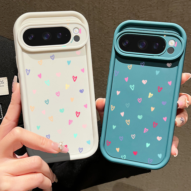 Colorful Little Hearts Soft Ca - đánh giá và giá Phone Cases Pixel 10 Pro