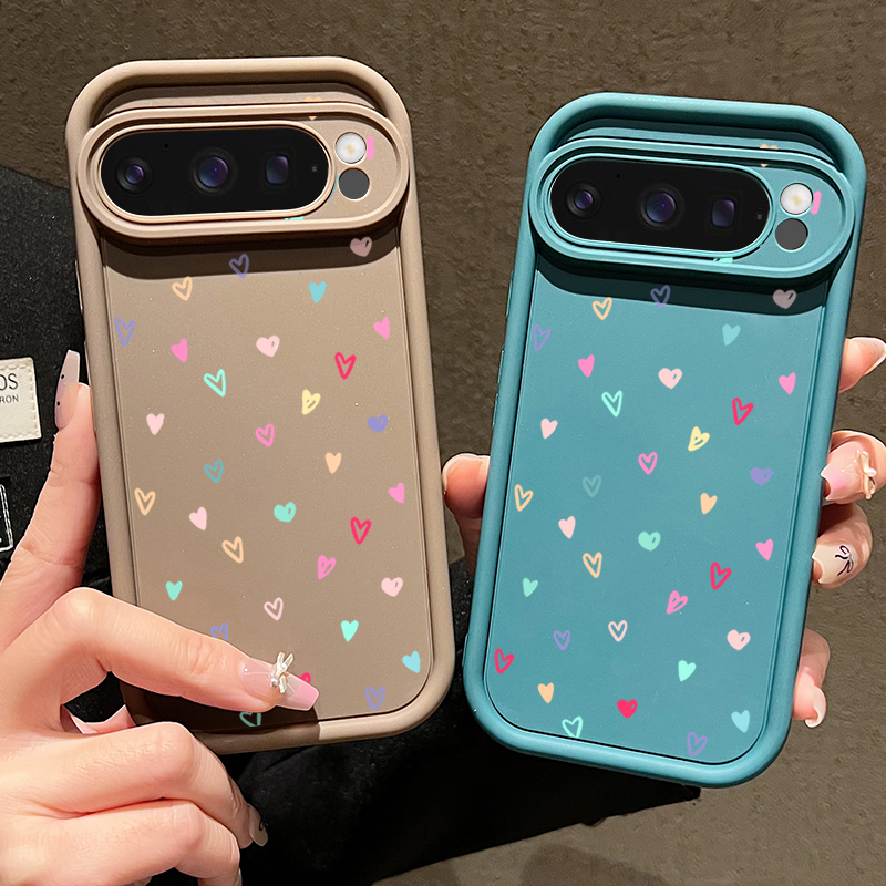 Colorful Little Hearts Soft Ca - đánh giá và giá Phone Cases Pixel 10 Pro