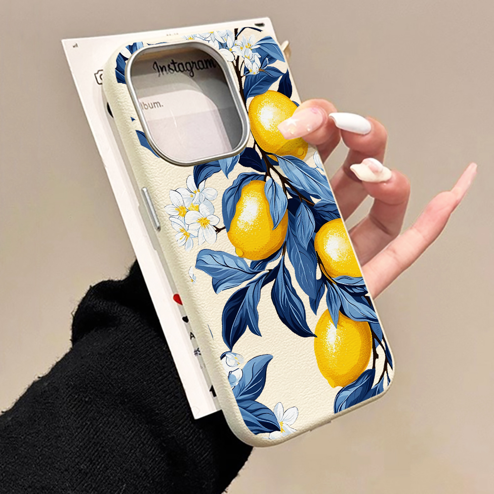 Blue Leaves Yellow Lemon Phone - đánh giá và giá Phone Cases Yellow