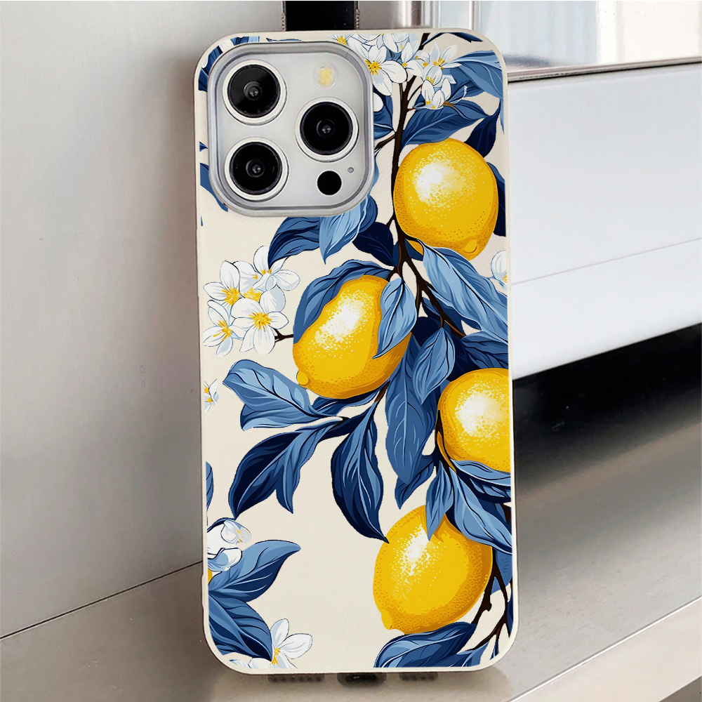 Blue Leaves Yellow Lemon Phone - đánh giá và giá Phone Cases Yellow