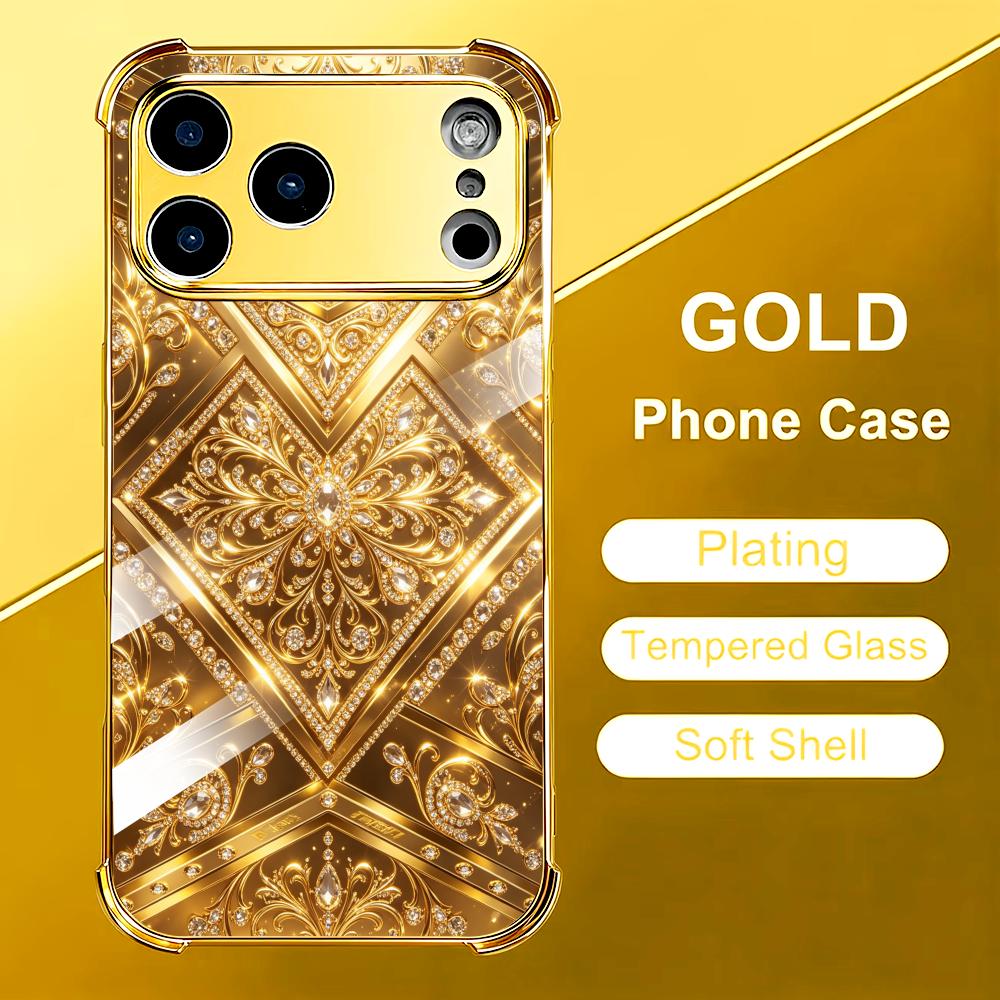 Stylish Golden Baroque glass p - đánh giá và giá Phone Cases Rhode