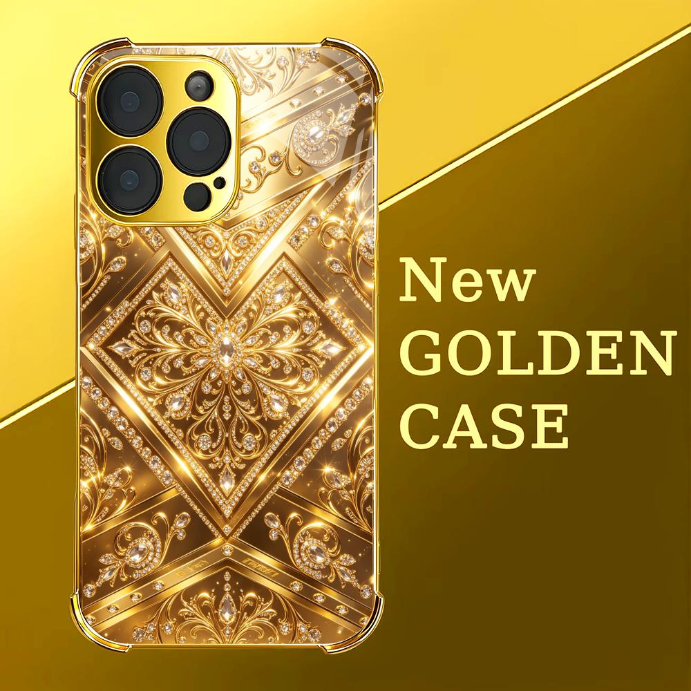 Stylish Golden Baroque glass p - đánh giá và giá Phone Cases Rhode