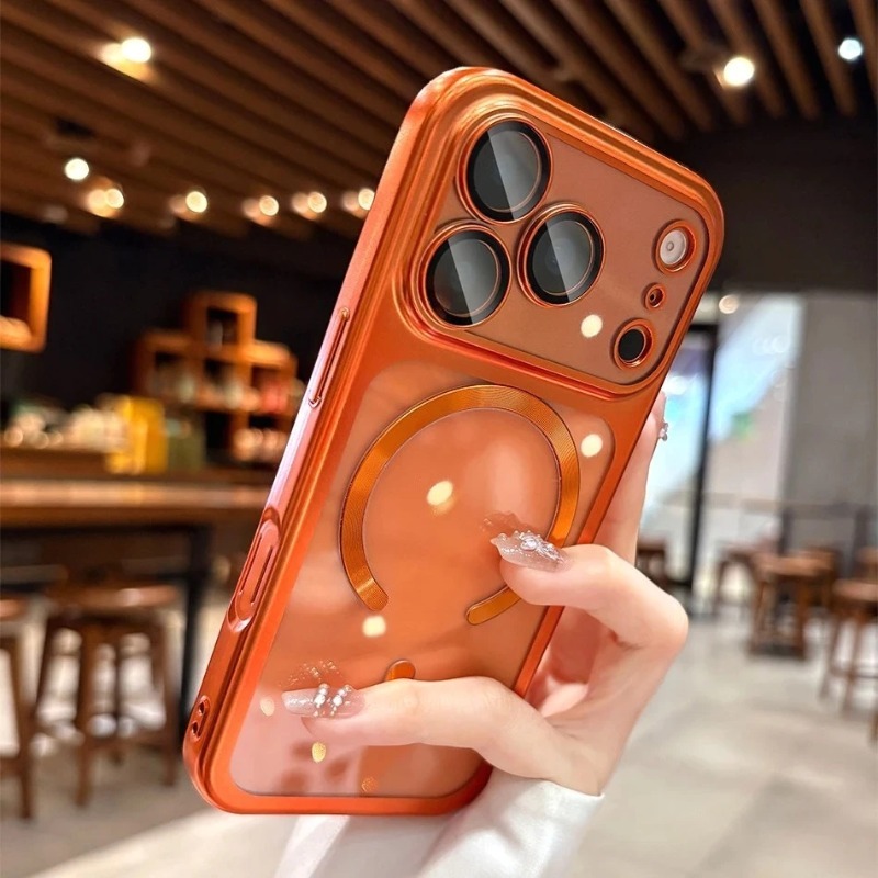 Magnetic Clear Luxury Plating  - đánh giá và giá Phone Cases With Camera Cover