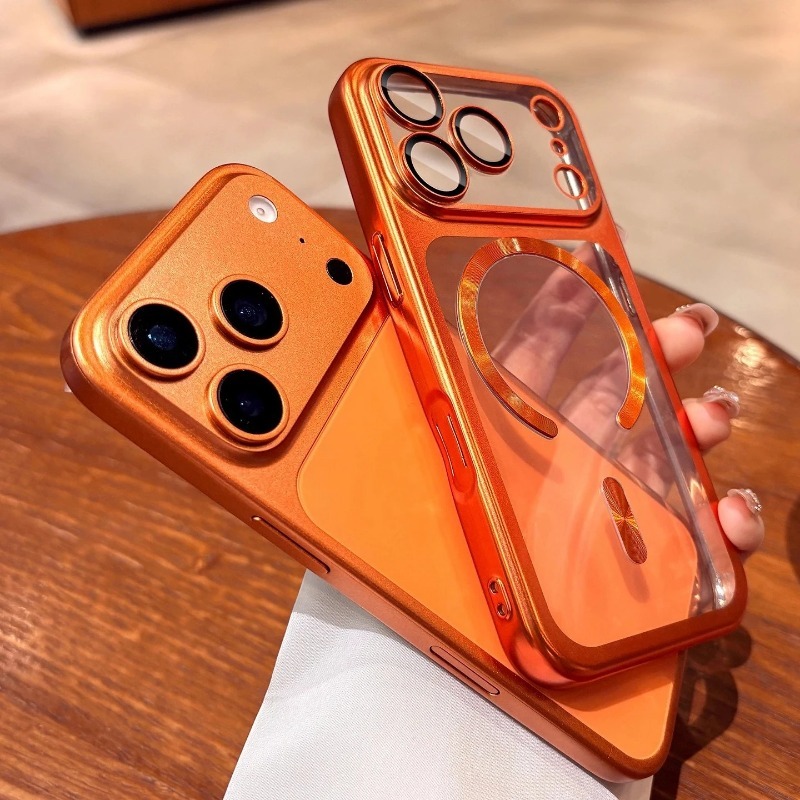 Magnetic Clear Luxury Plating  - đánh giá và giá Phone Cases With Camera Cover