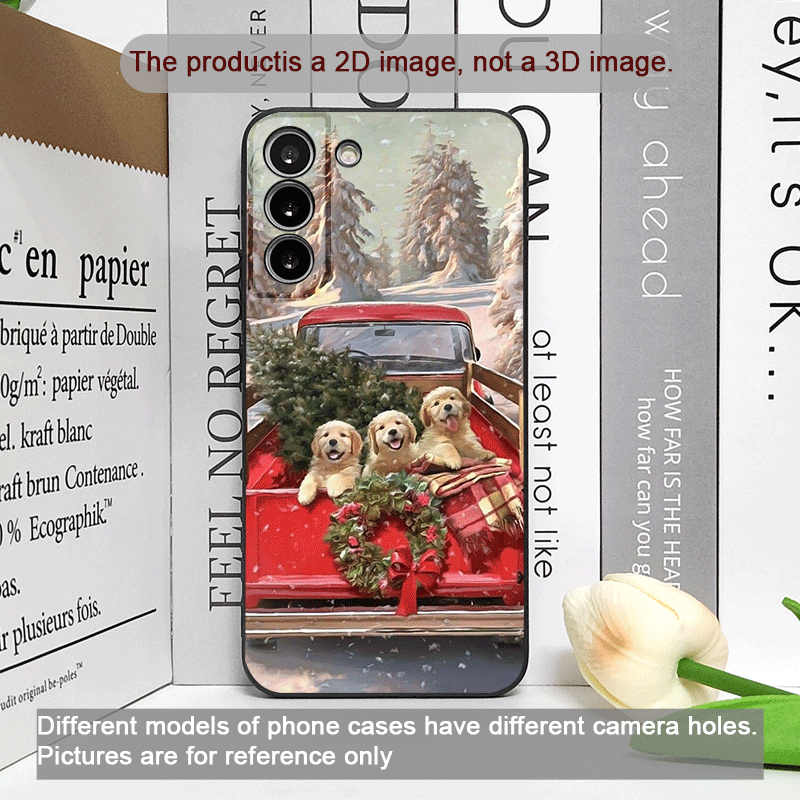 Christmas Trucks Cartoon Dog P - đánh giá và giá Phone Cases Motorola