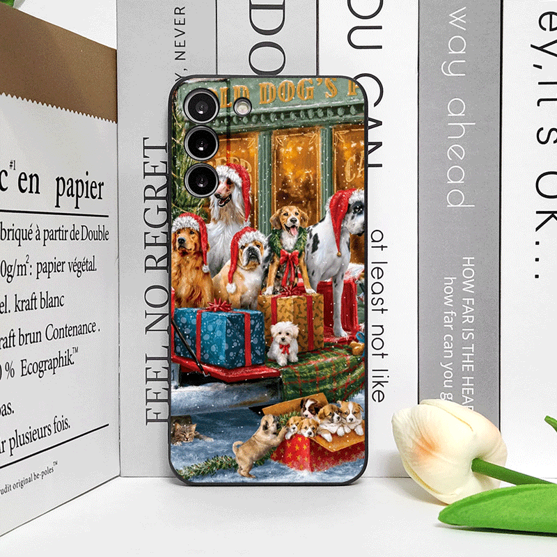 Christmas Trucks Cartoon Dog P - đánh giá và giá Phone Cases Motorola