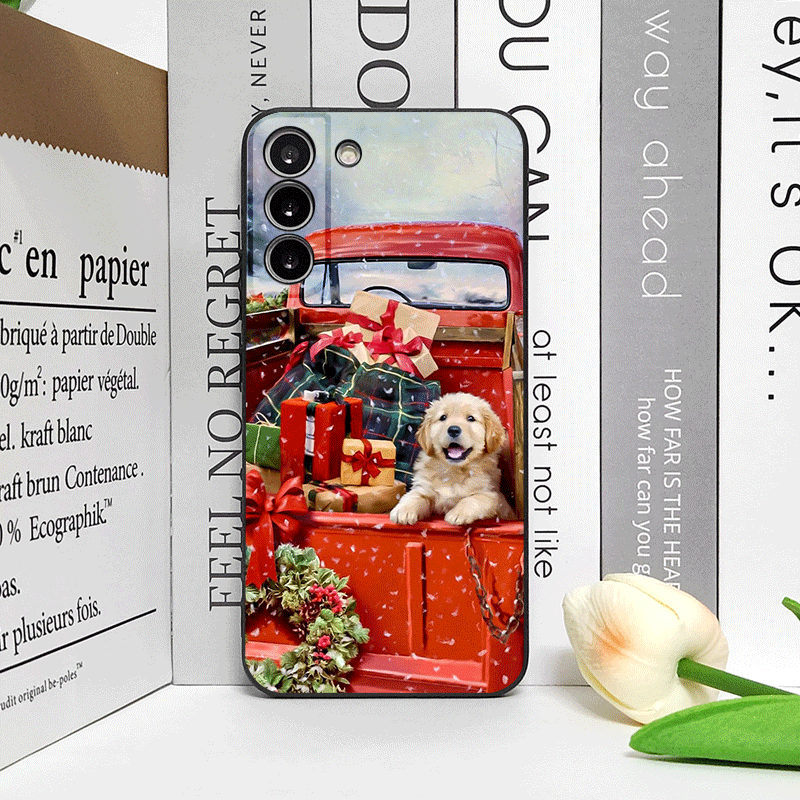 Christmas Trucks Cartoon Dog P - đánh giá và giá Phone Cases Motorola