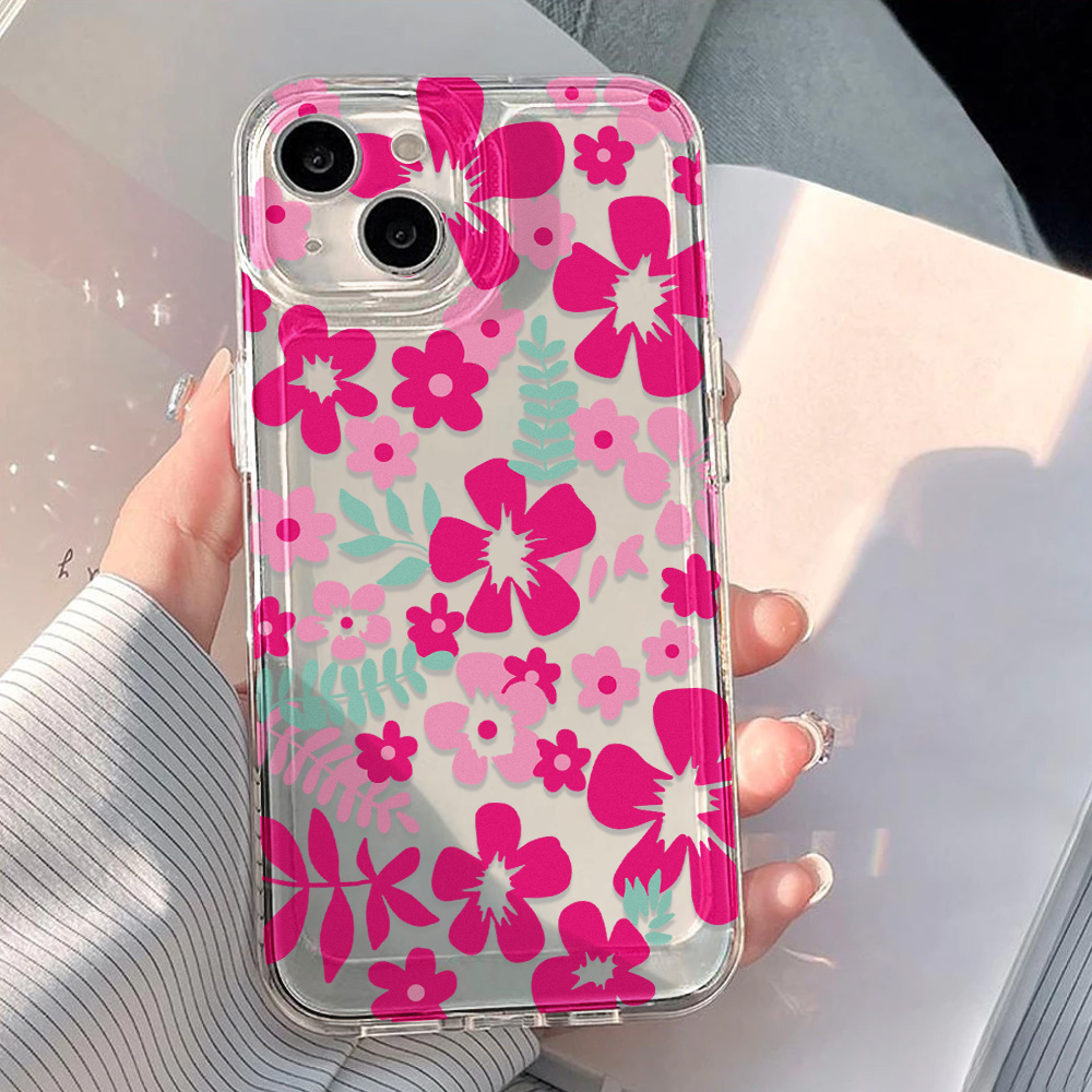 Flower Clear Phone Case For iP - đánh giá và giá Phone Cases Transparent