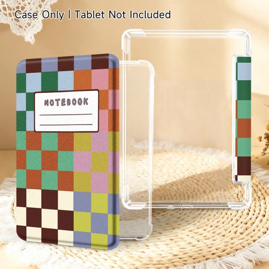 Multi Colored Grid Notebook Pa - đánh giá và giá Transparent Thin Case