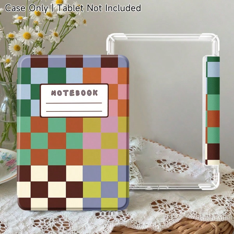 Multi Colored Grid Notebook Pa - đánh giá và giá Transparent Thin Case