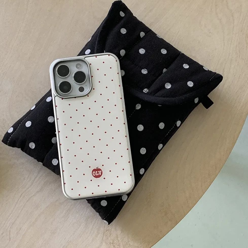 Korean Ins High-end Cartoon Ap - đánh giá và giá Phone Cases Polka Dot