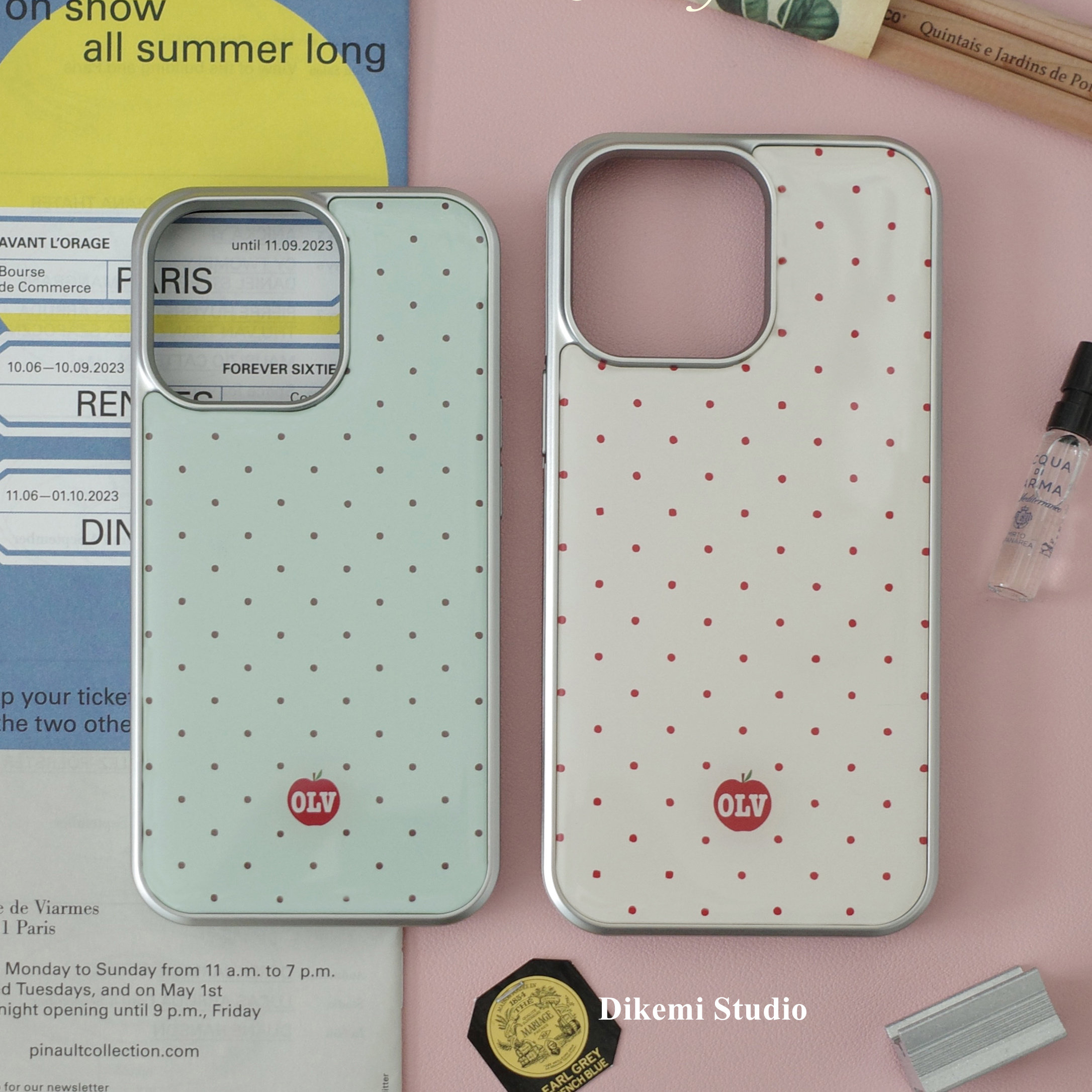 Korean Ins High-end Cartoon Ap - đánh giá và giá Phone Cases Polka Dot