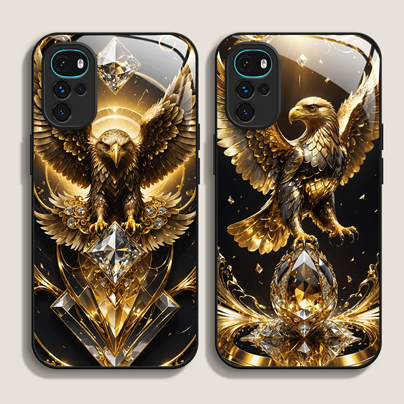 Stylish Eagle Golden Diamond P - đánh giá và giá Phone Cases Motorola