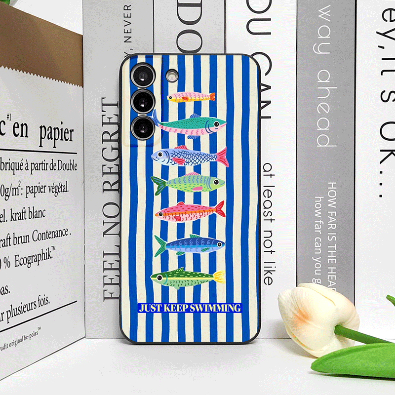Cute Striped Pattern Sardines  - đánh giá và giá Phone Cases Motorola