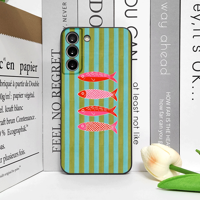 Cute Striped Pattern Sardines  - đánh giá và giá Phone Cases Motorola