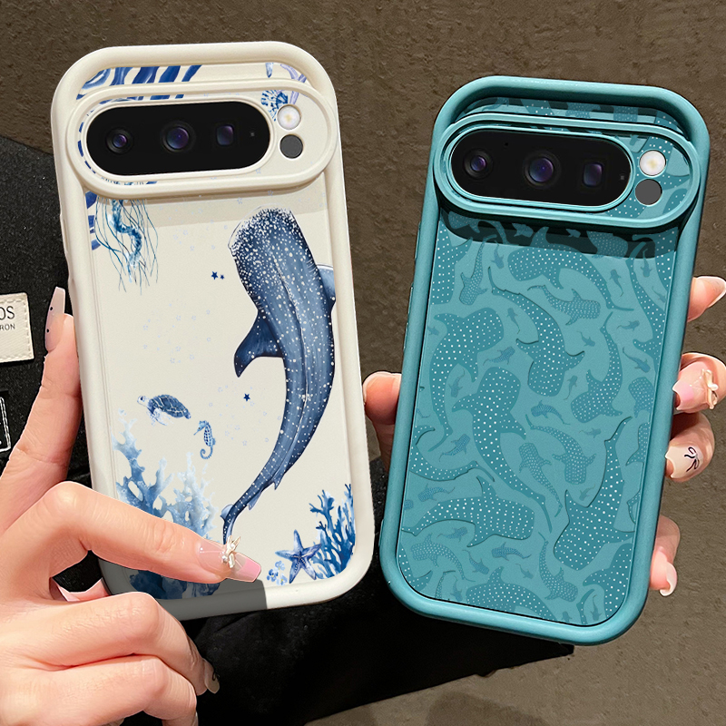 Ocean Whale Patterned TPU Phon - đánh giá và giá Phone Cases Pixel 10 Pro