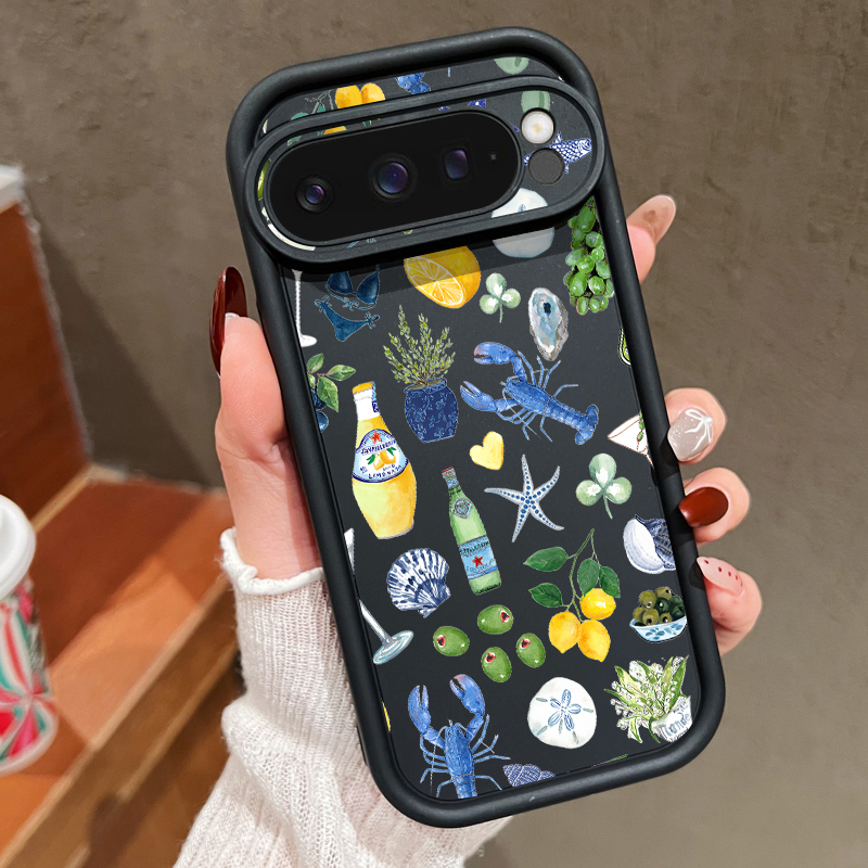 Ocean Whale Patterned TPU Phon - đánh giá và giá Phone Cases Pixel 10 Pro