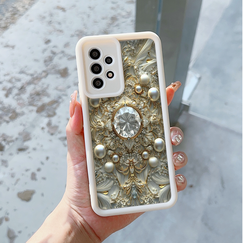 Elegant Gemstone Flower Patter - đánh giá và giá Phone Cases Motorola