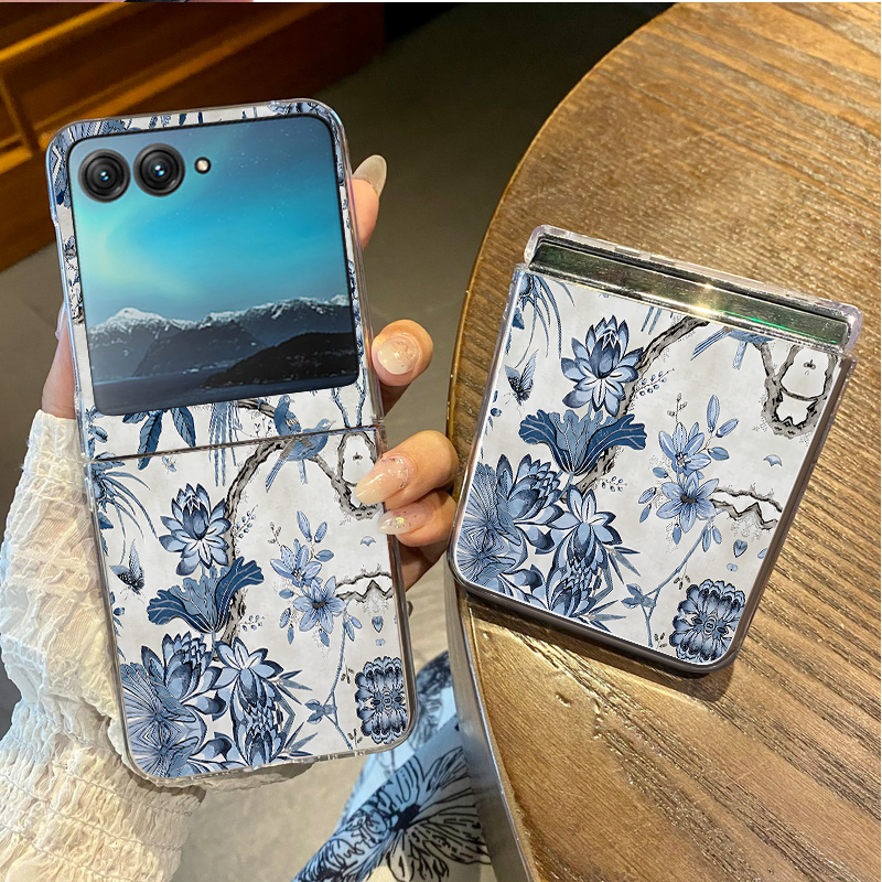 Blue Flowers Forest Print Phon - đánh giá và giá Phone Cases Motorola