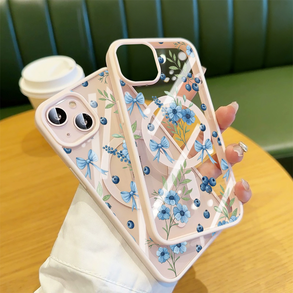 Blueberry Floral Clear Case  F - đánh giá và giá Phone Cases Store