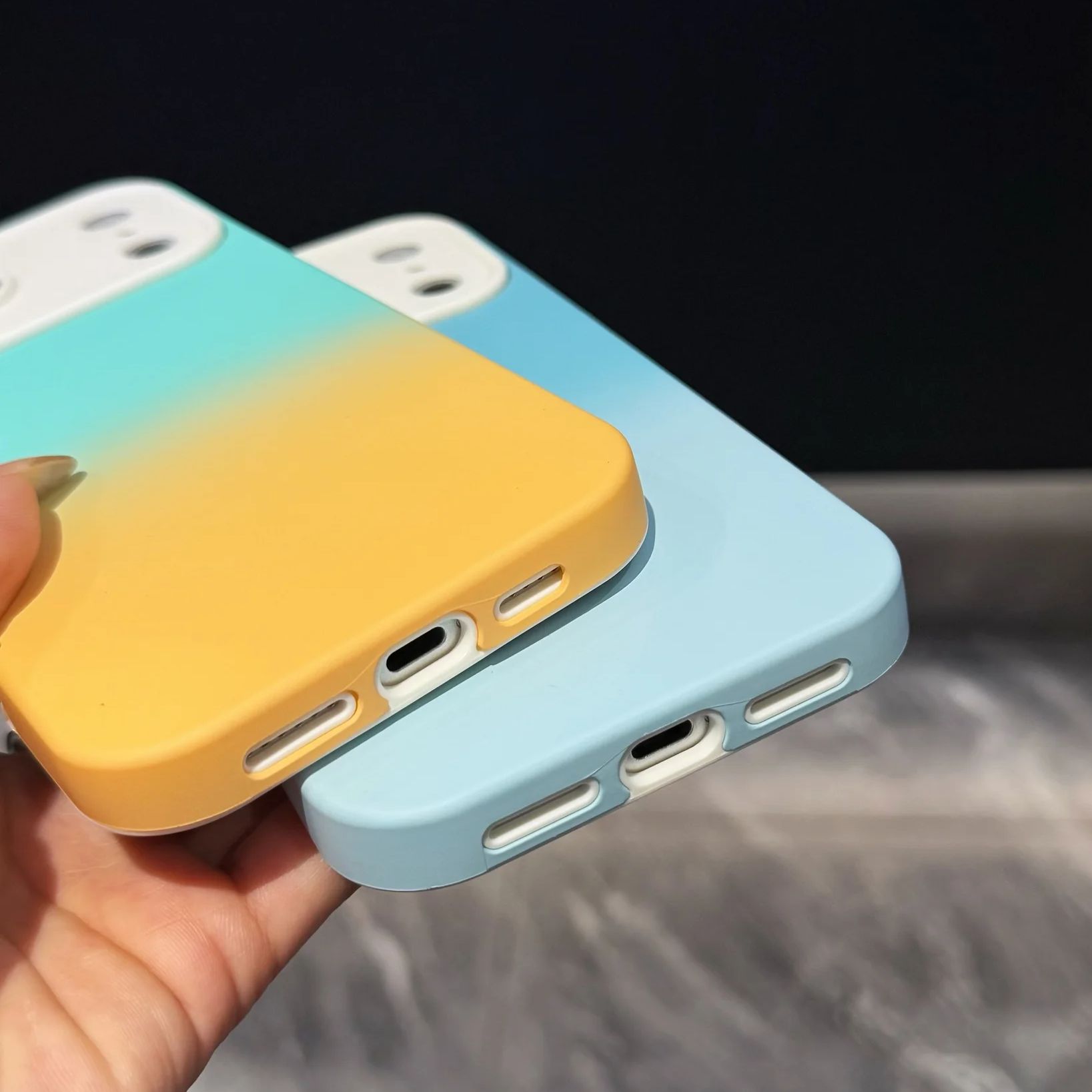 Gradient Color Matte Camera Pr - đánh giá và giá Phone Cases With Camera Cover