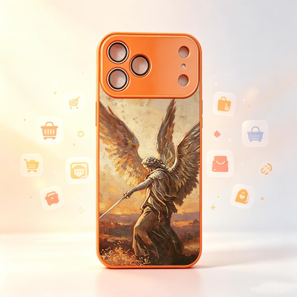 Angel pattern for funda iphone - đánh giá và giá Phone Cases Rhode