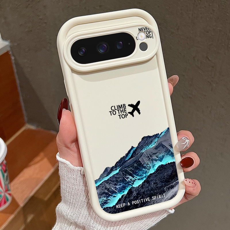 Airplane Snow Mountain Pattern - đánh giá và giá Phone Cases Pixel 10 Pro