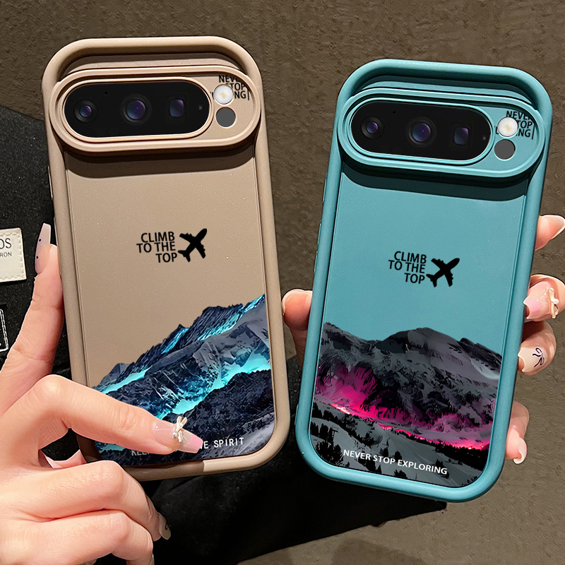 Airplane Snow Mountain Pattern - đánh giá và giá Phone Cases Pixel 10 Pro
