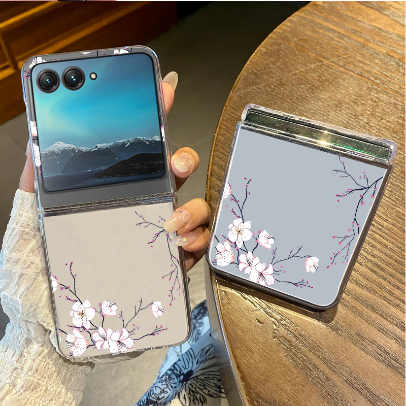 White Flowers Pattern Phone Ca - đánh giá và giá Phone Cases Motorola