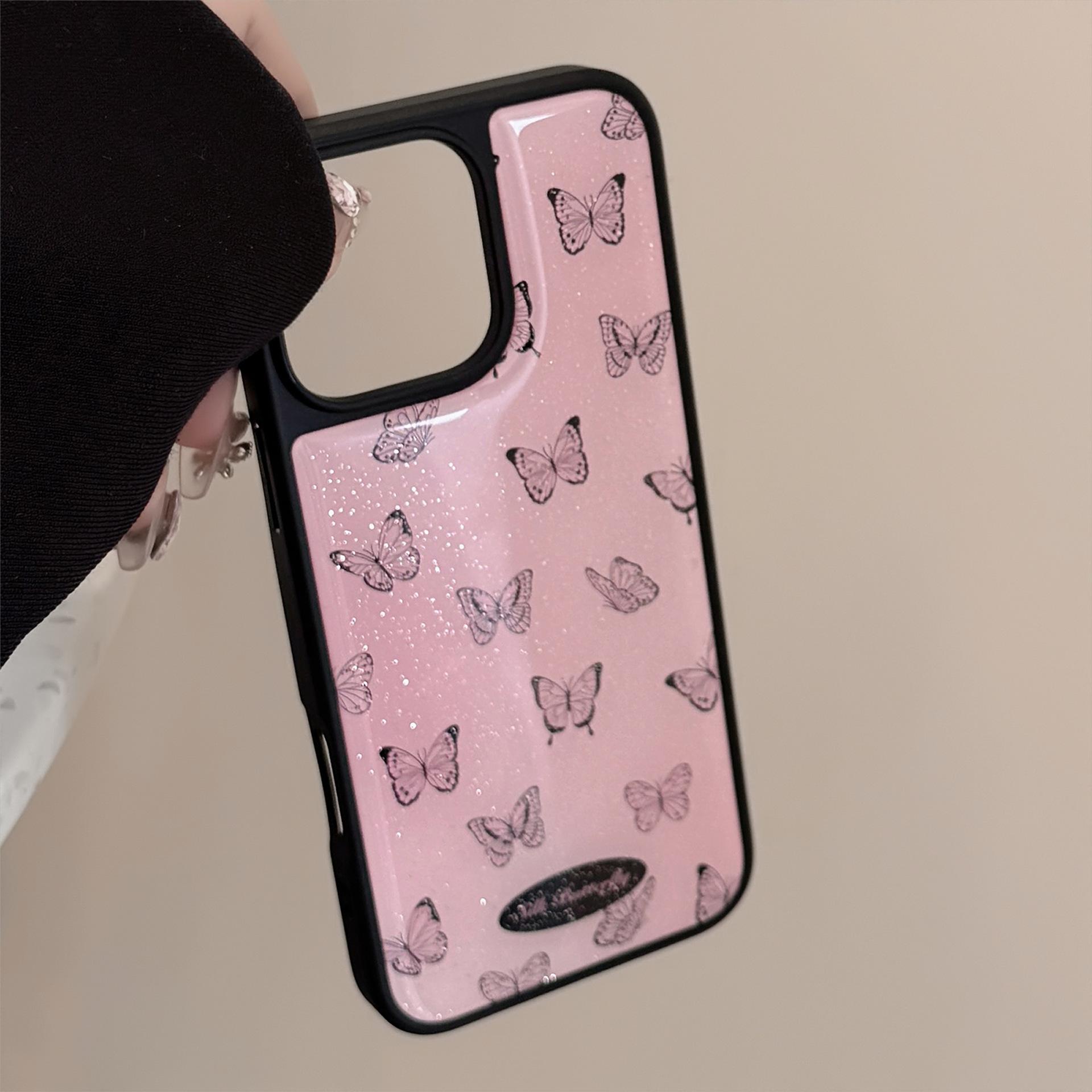 Korean Glitter Black Butterfly - đánh giá và giá Phone Cases Korean