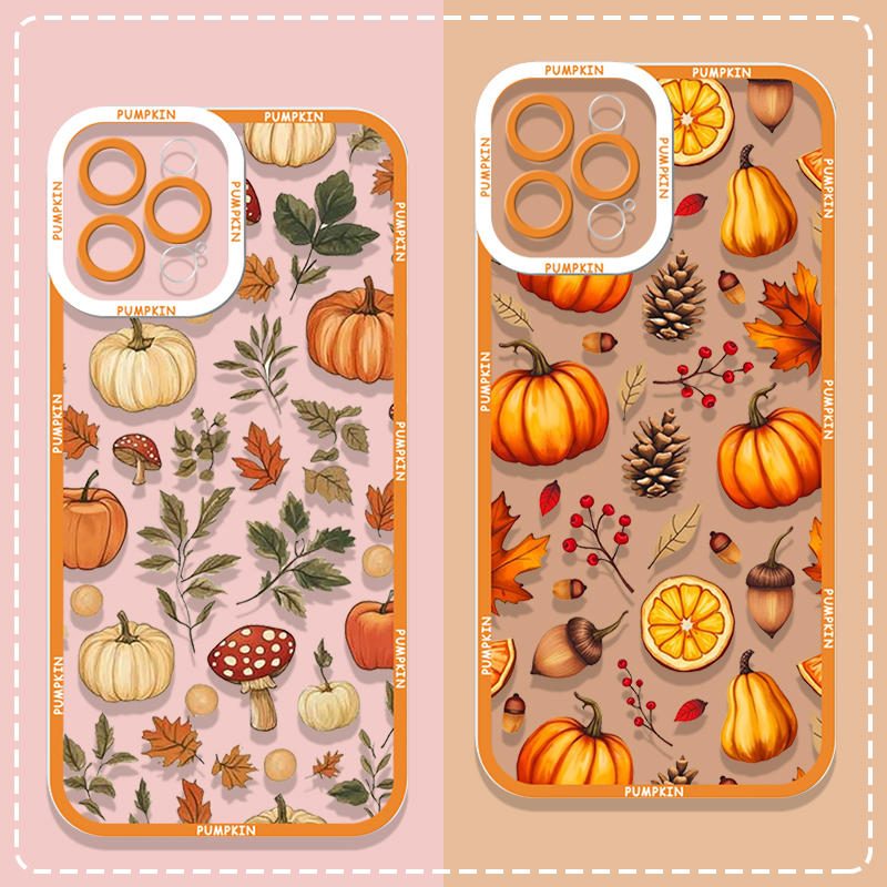 Retro Autumn Maple Leaf Pumpki - đánh giá và giá Phone Cases Motorola