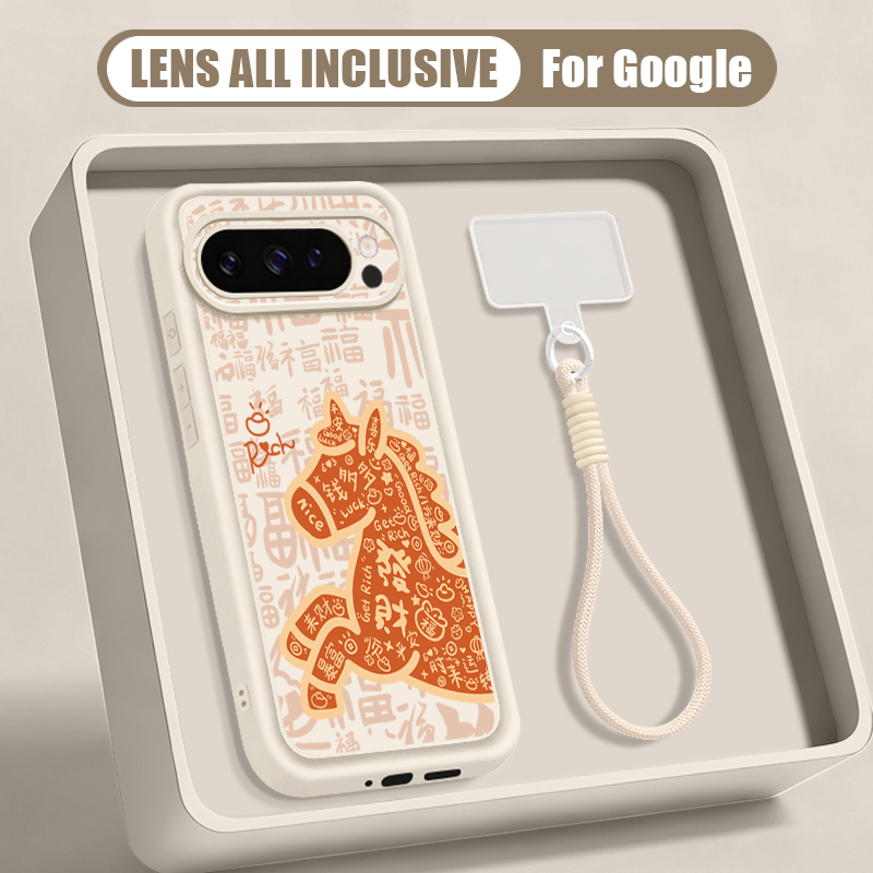 Cute Foal Print Wrist Strap La - đánh giá và giá Phone Cases Pixel 10 Pro