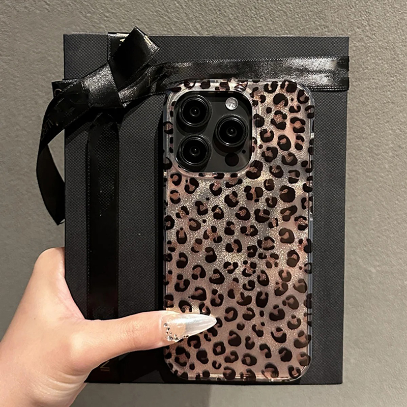 Cute Leopard Print Clear Phone - đánh giá và giá Phone Cases Dior