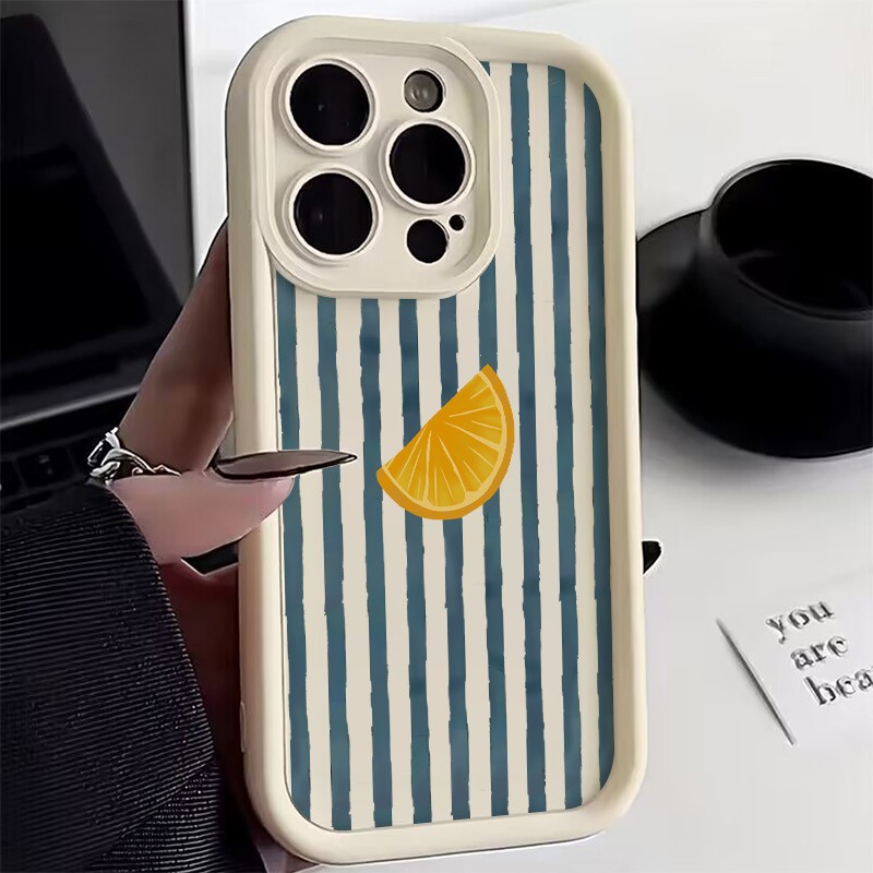 Striped Lemon Slice Pattern Ph - đánh giá và giá Phone Cases Store