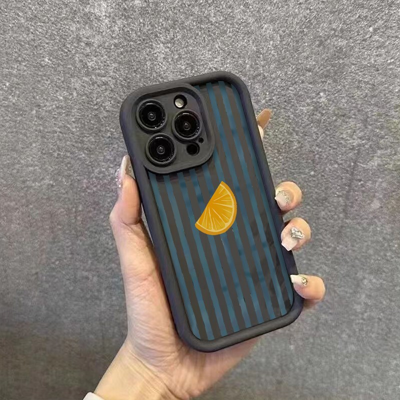 Striped Lemon Slice Pattern Ph - đánh giá và giá Phone Cases Store