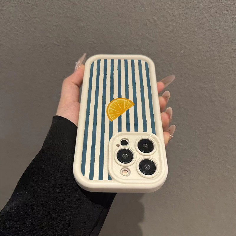 Striped Lemon Slice Pattern Ph - đánh giá và giá Phone Cases Store