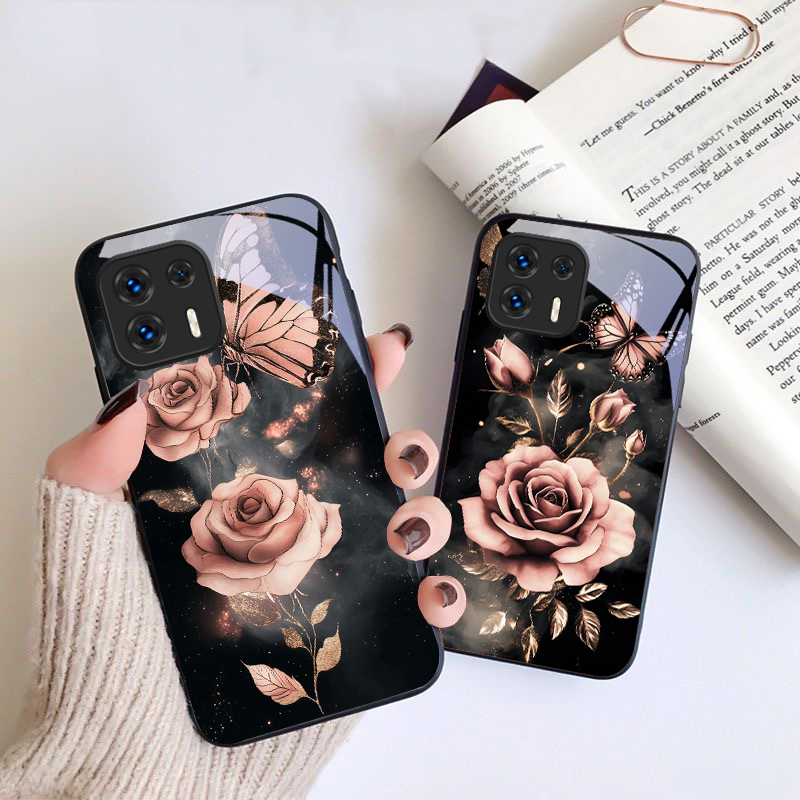 Butterfly Love Pink Rose For M - đánh giá và giá Phone Cases Motorola