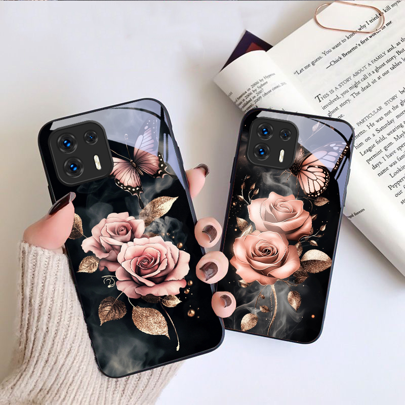 Butterfly Love Pink Rose For M - đánh giá và giá Phone Cases Motorola
